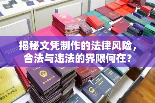 海盐揭秘文凭制作的法律风险，合法与违法的界限何在？
